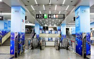 天津地铁1、6号线品牌包站广告